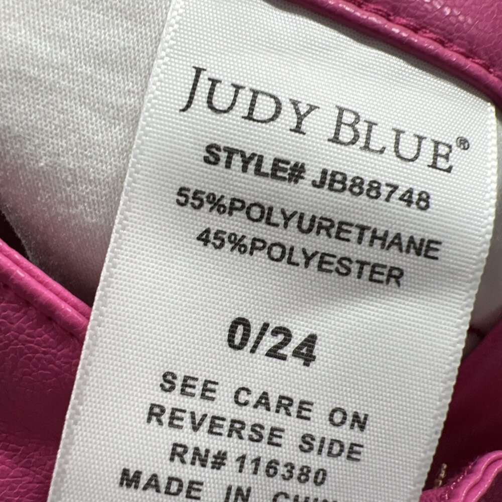 Judy Blue Fuchsia Wide Leg Pant - Picture 6 of 8